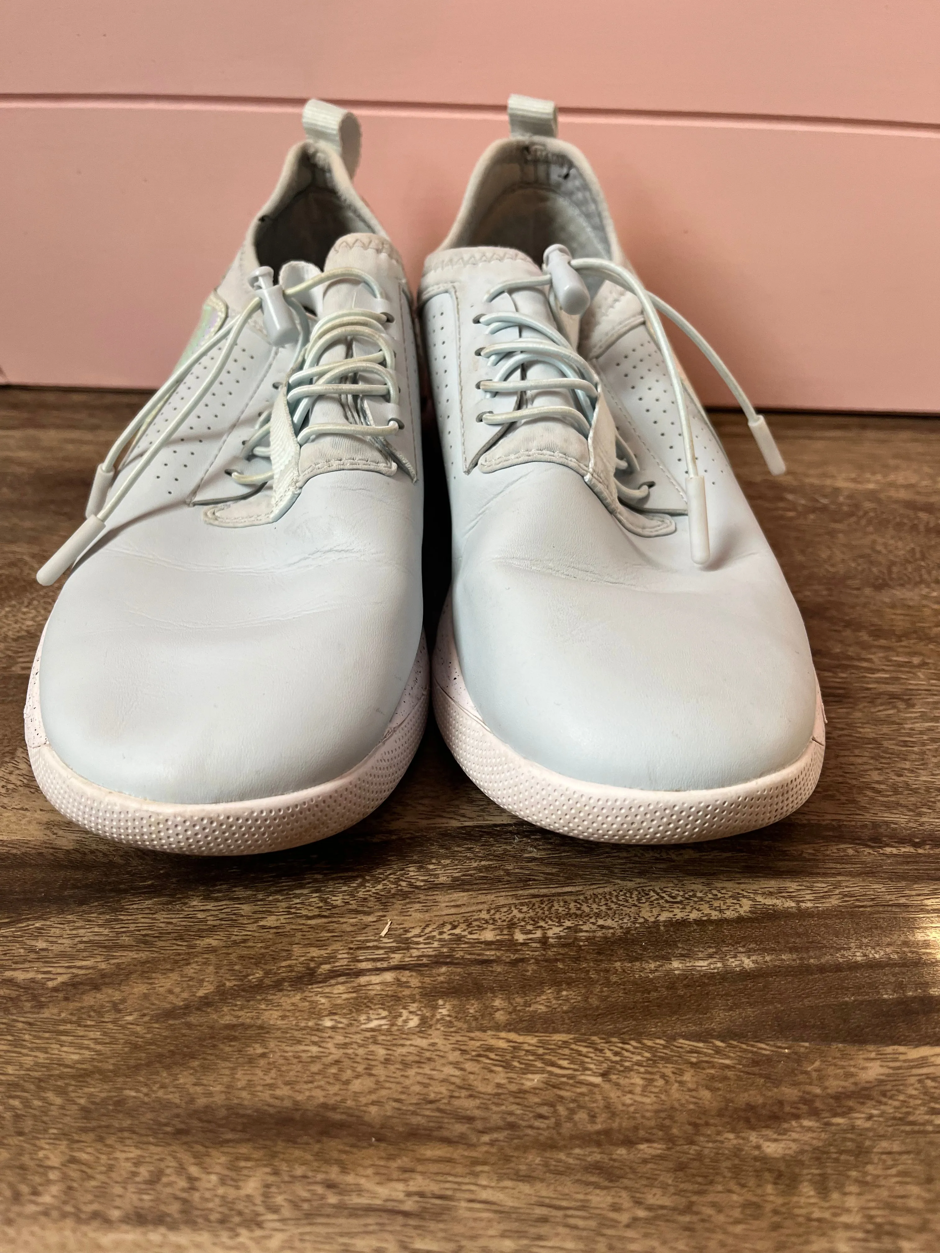 7.5 Clove Light Blue Holographic Limited Edition Nursing Tennis Shoe Sneaker
