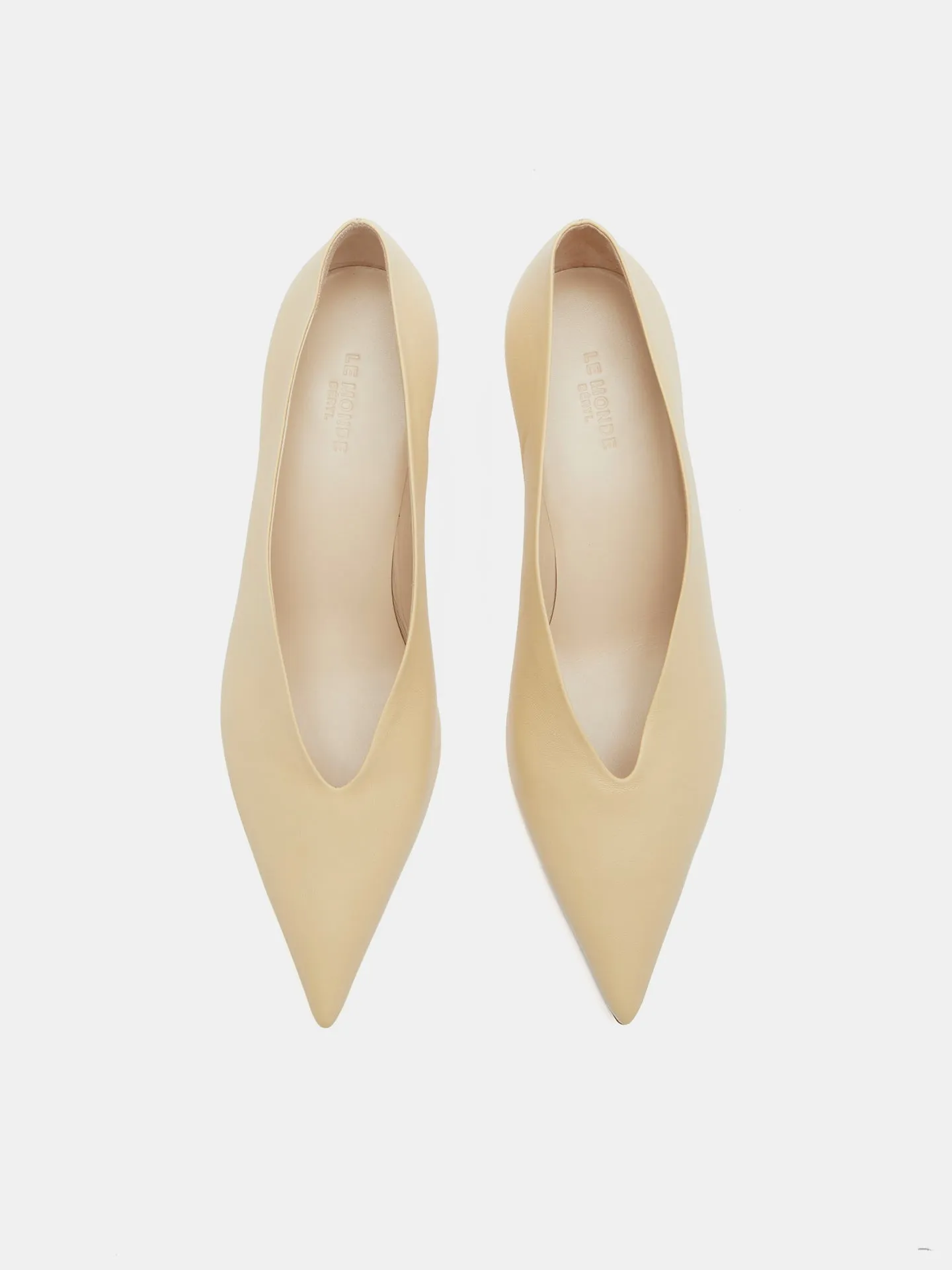 Babouche Kitten / Custard Leather