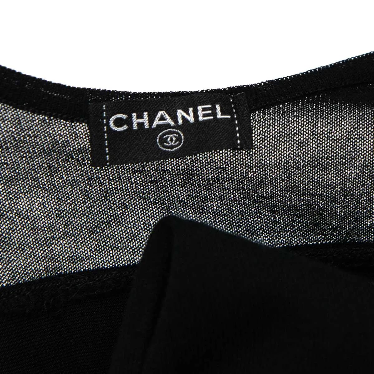 Chanel Black Camellia Sleeveless Dress Size S | FR 38