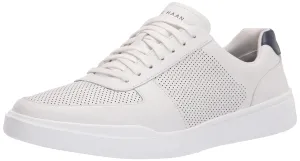 Cole Haan Men's Grand Crosscourt Modern Perforated Sneaker, Optic White/Peacoat, 9