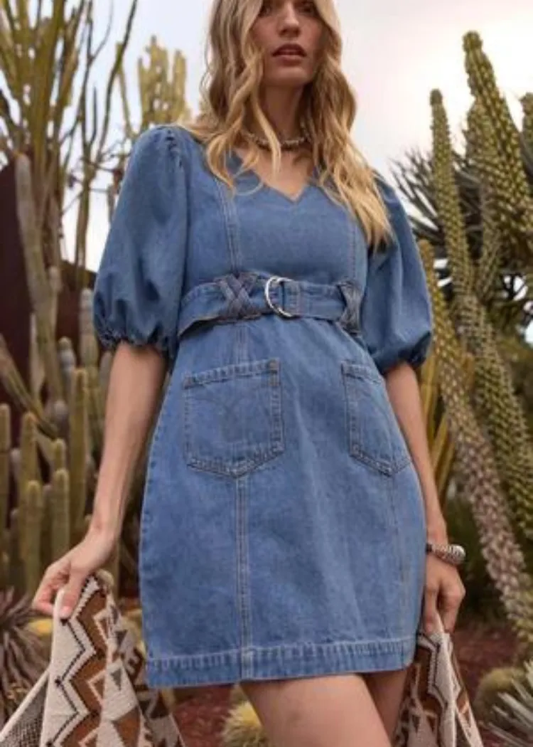 MINKPINK Peyton Denim Mini Dress ***FINAL SALE***