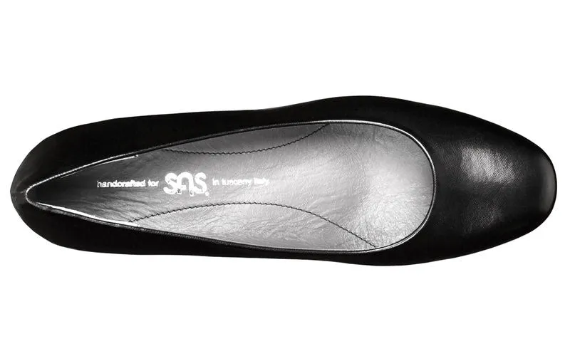 SAS Women's Elaine Kitten Heel Pumps Black