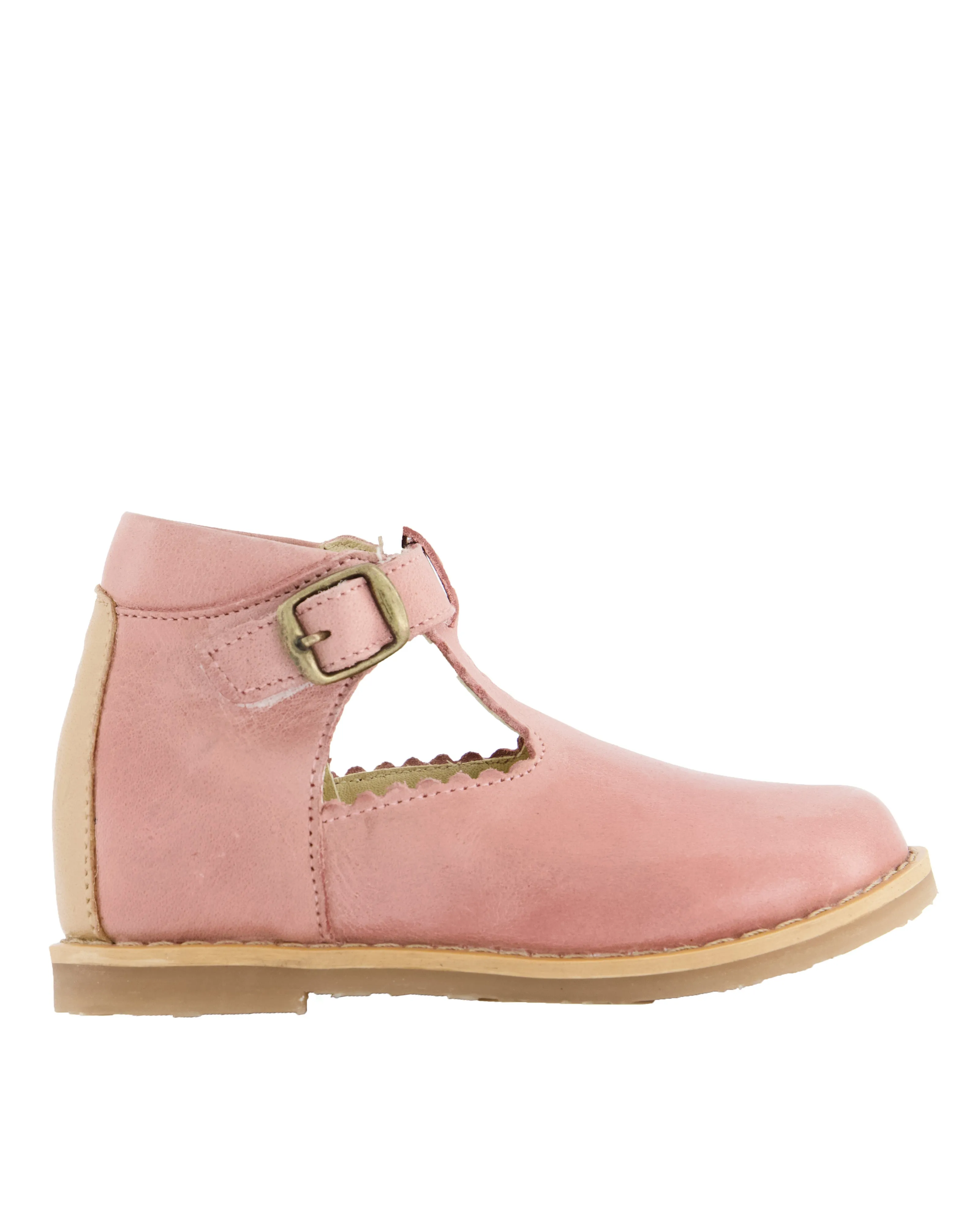 Sweet-Pea T-Bar Leather Shoes