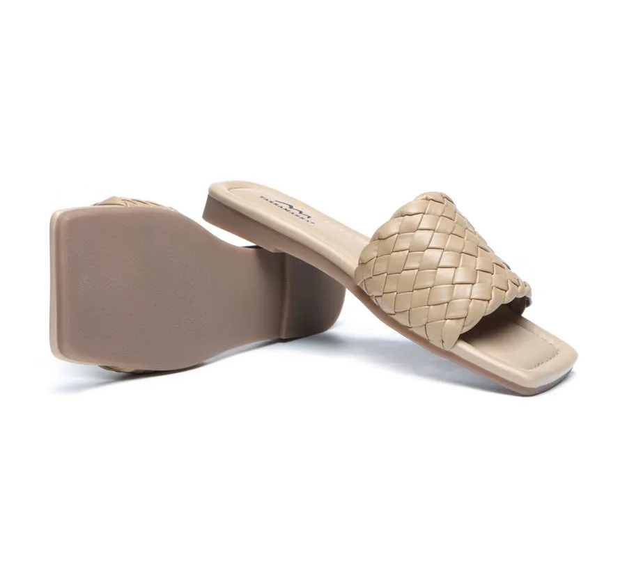 TARRAMARRA Open Toe Woven Flat Sandals Women Taunia