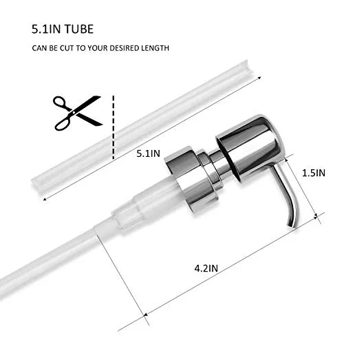 ULG Soap Pump for Dimension 26.3-27.3mm Bottles Pack of 2