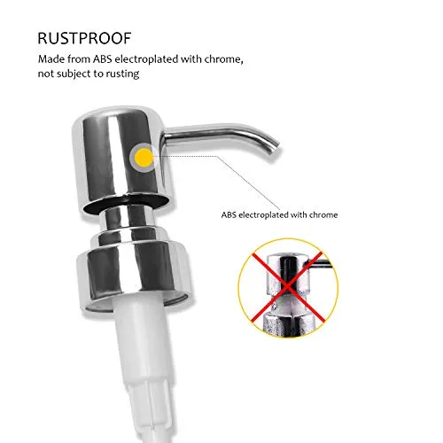 ULG Soap Pump for Dimension 26.3-27.3mm Bottles Pack of 2