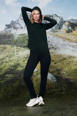 UP! 28 Inch Luxury Ponte Slim Ankle Pant in Black 67375UP
